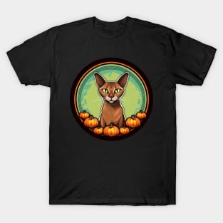 Abyssinian Cat Halloween, Cat Lover T-Shirt